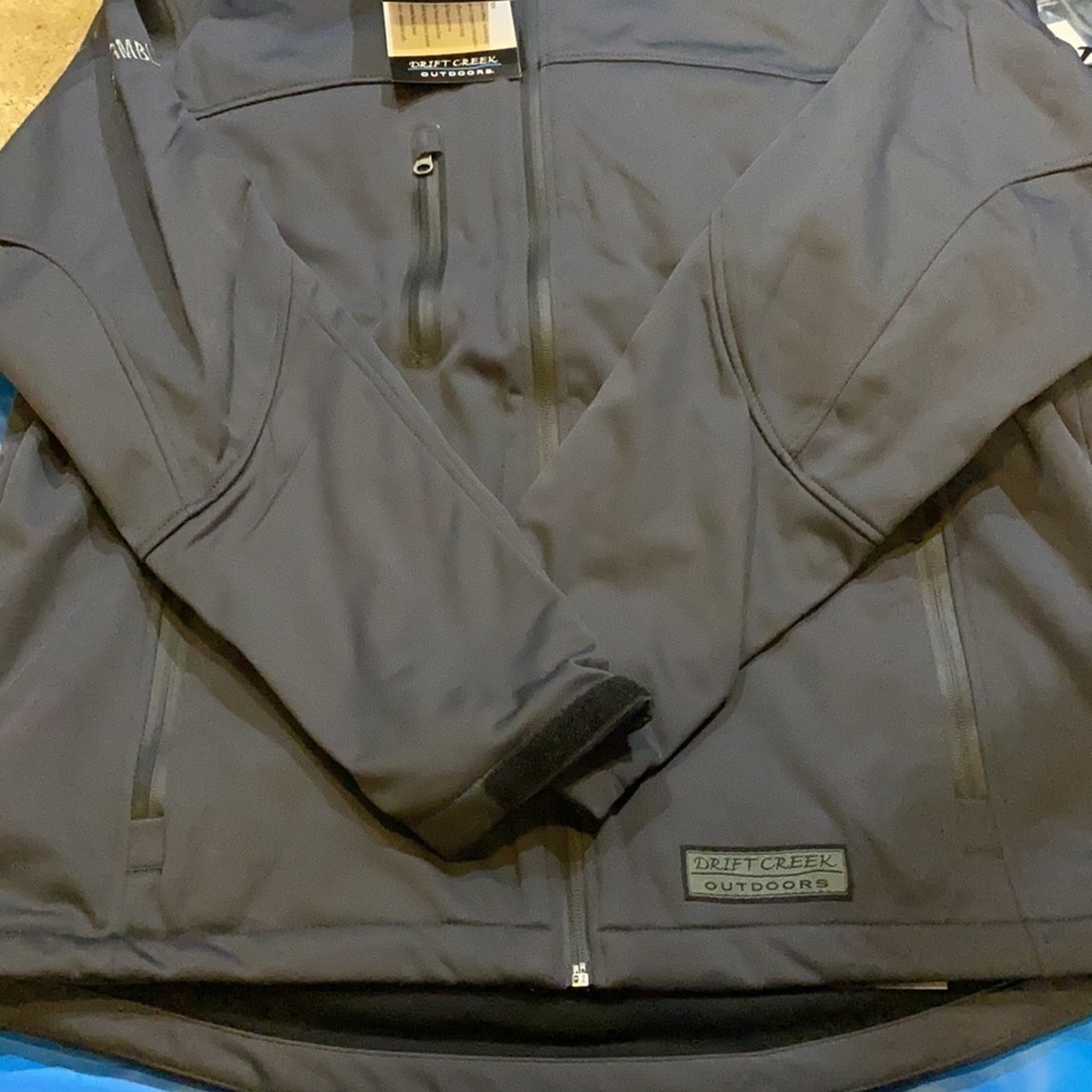Two Hooded Size Large & XL Titanium Jackets Camping Hiking Fall Wimd Resistant